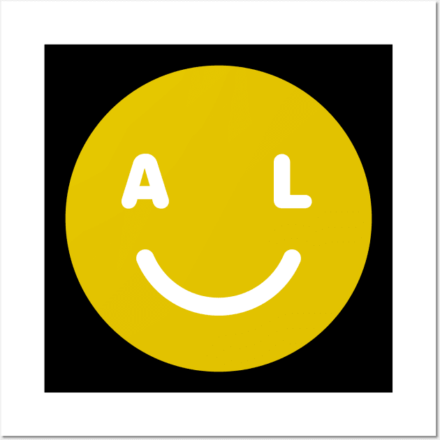 Alabama Smiley Face to make those 'bama folks smile Wall Art by goodwordsco